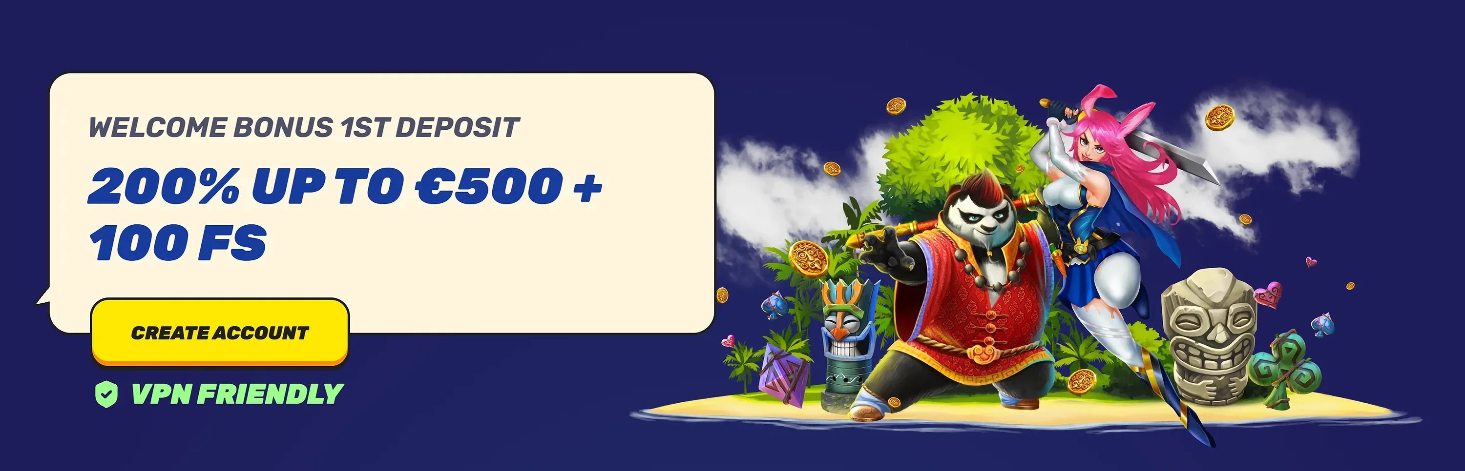 Welcome Bonus 1st Deposit